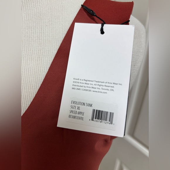 Knix NWT Luxe Lift Evolution Tank Top XL Shapewear Spiced Apple - Picture 6 of 9